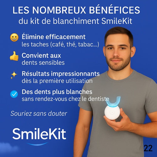 Kit de blanchiment dentaires - Smilekit